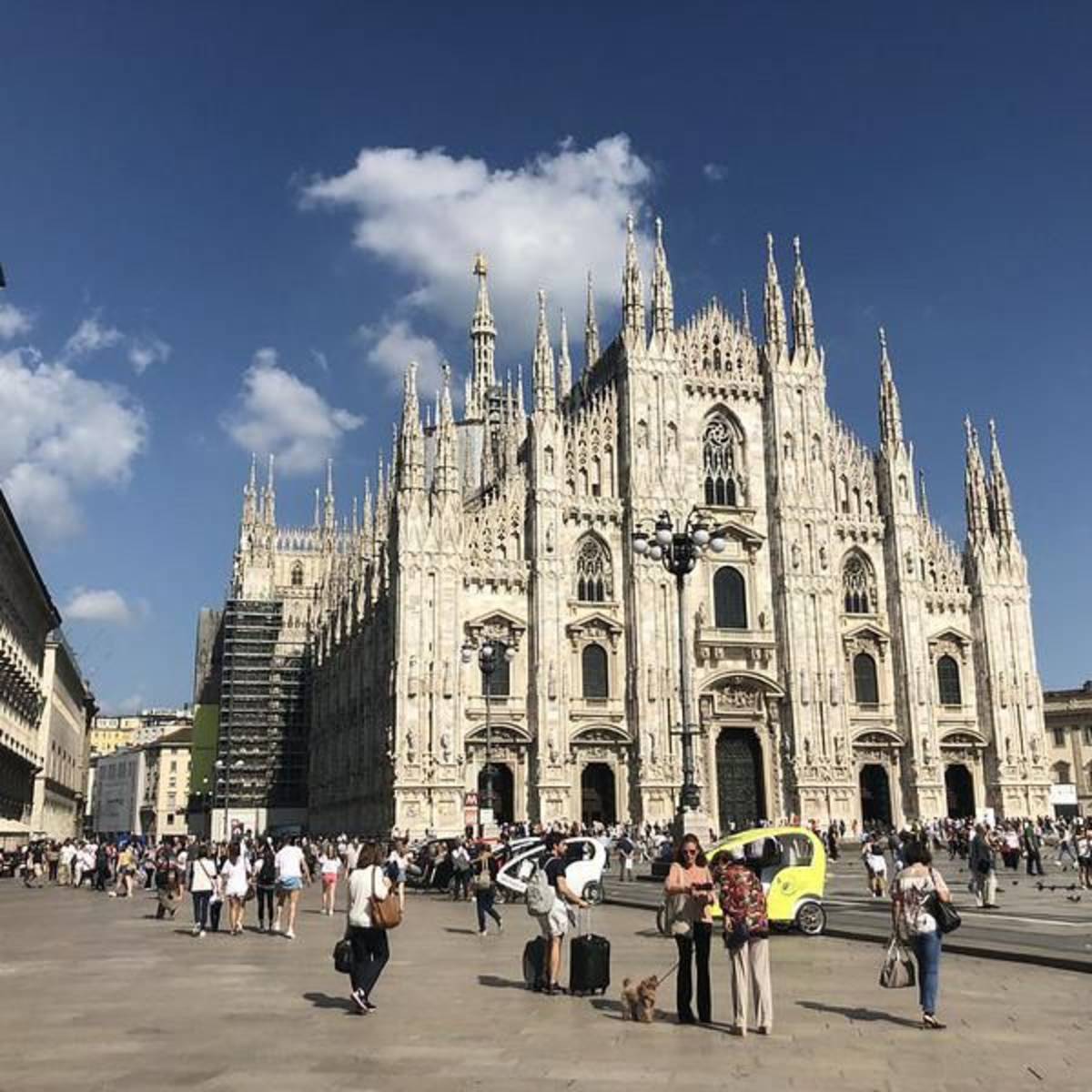 Landscape of Cathedral in Milan, Italy