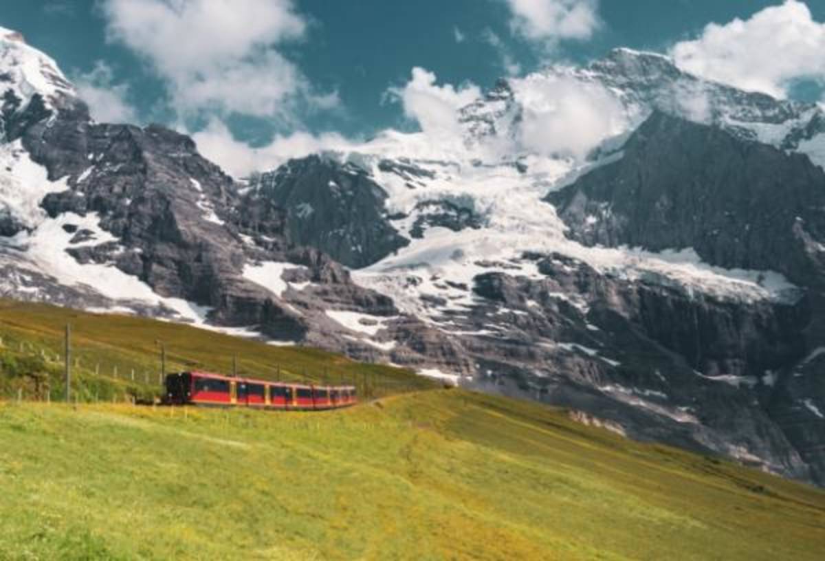jungfrau train in switzerland