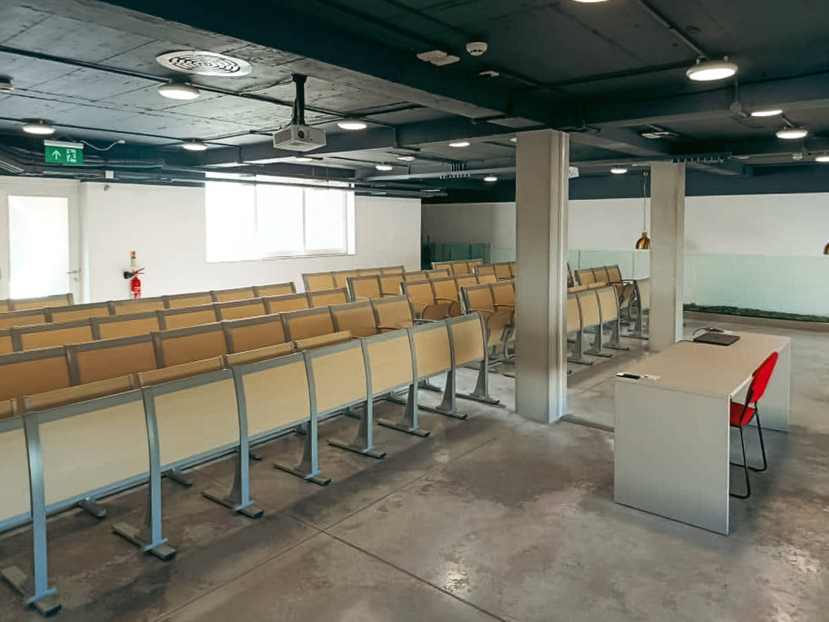 Lecture hall at MediCampus Europeo, Faculty of Medicine in Malta