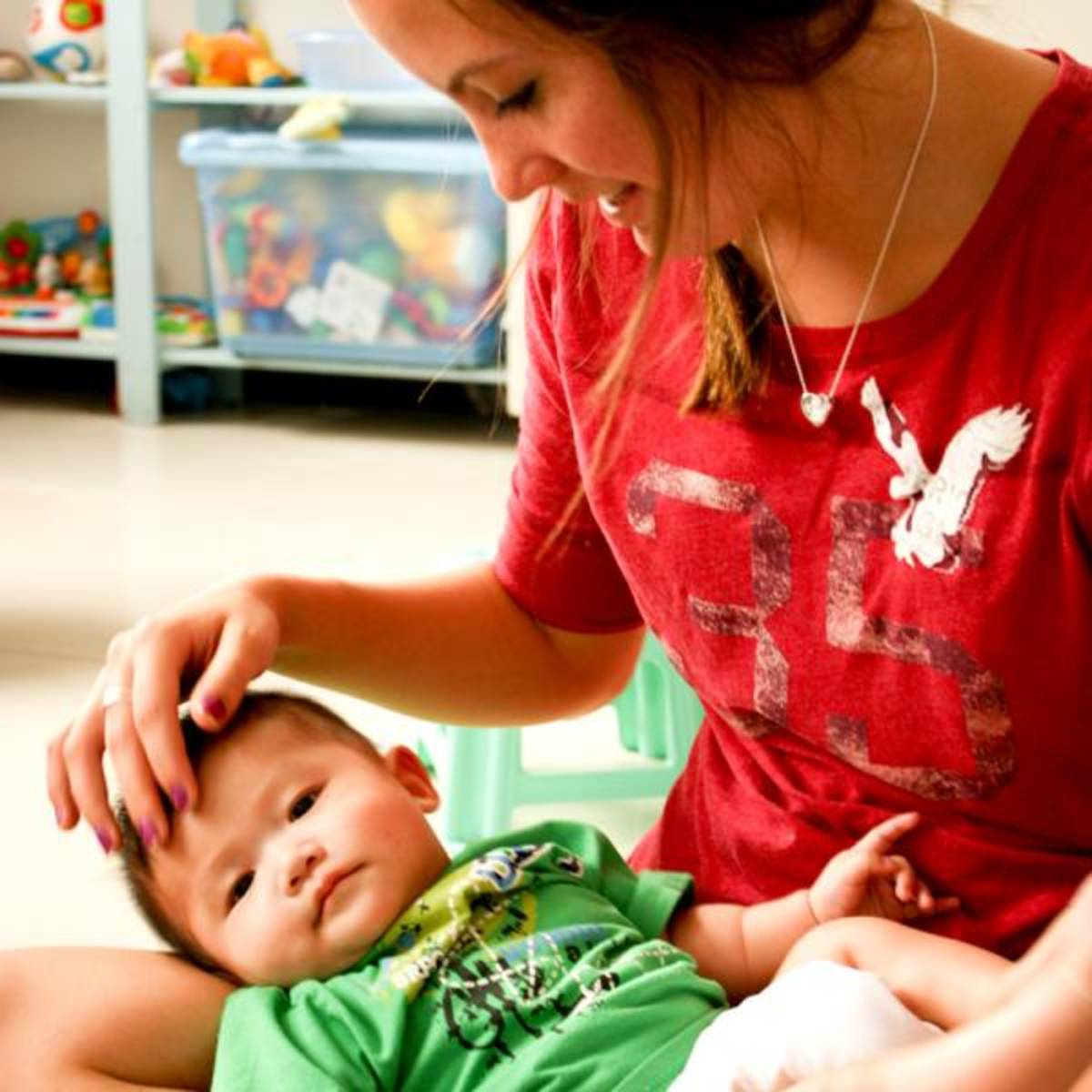 Caring for disabled orphans in China