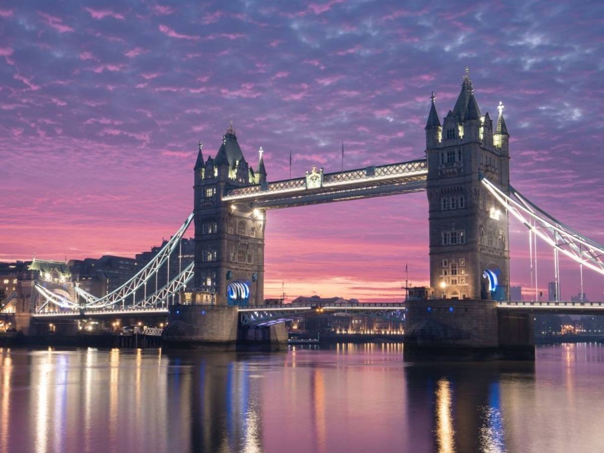 London Bridge at sunset
