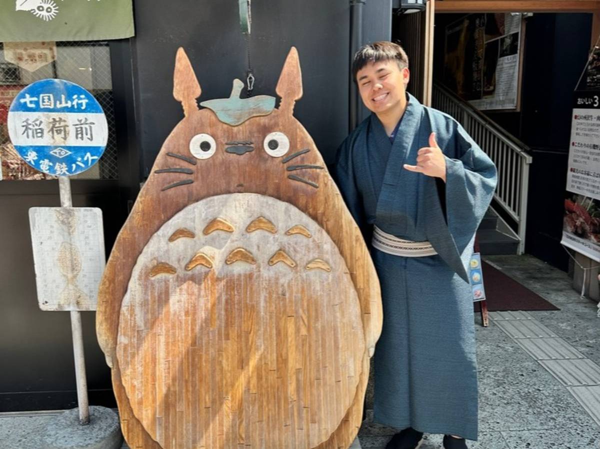 Meeting Totoro!