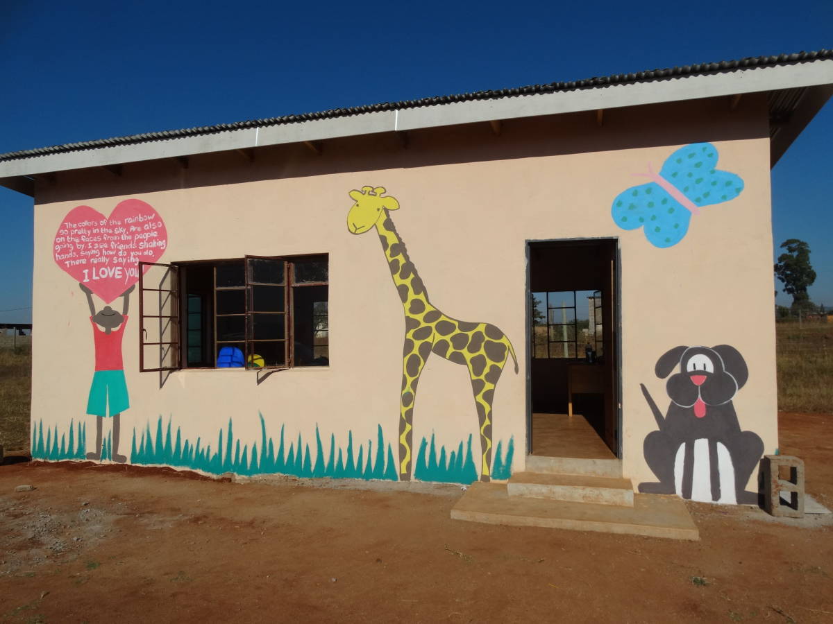 Mural on pre-school