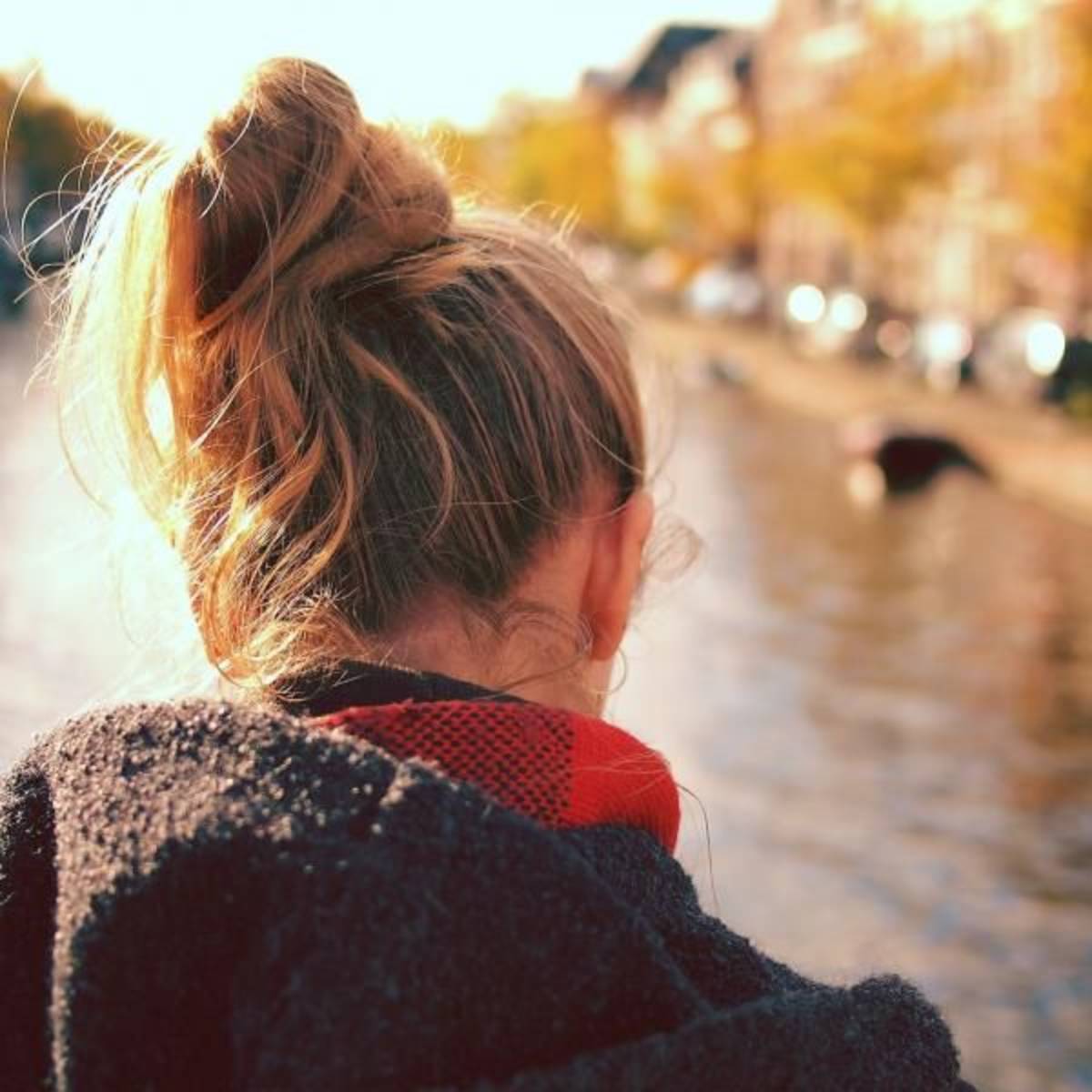 girl on canal