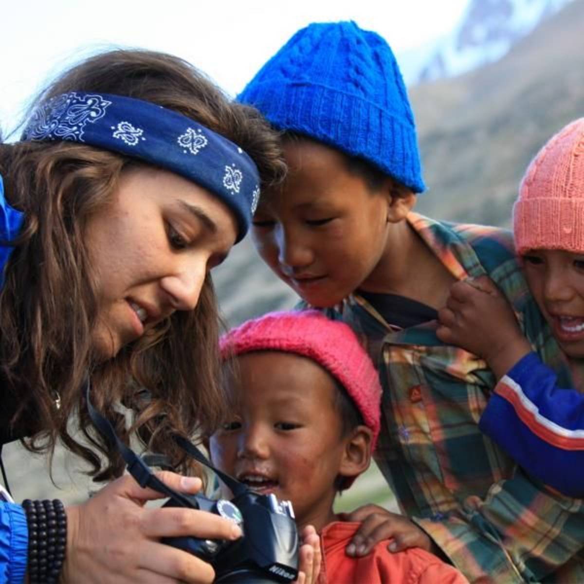 Play with kids in North India