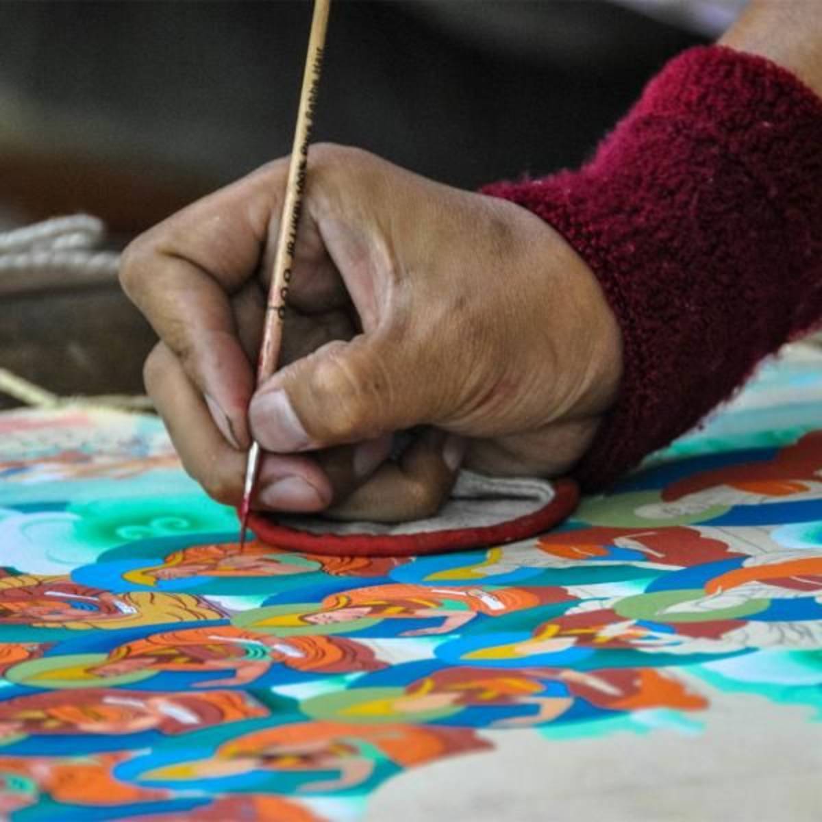 art painting in North India