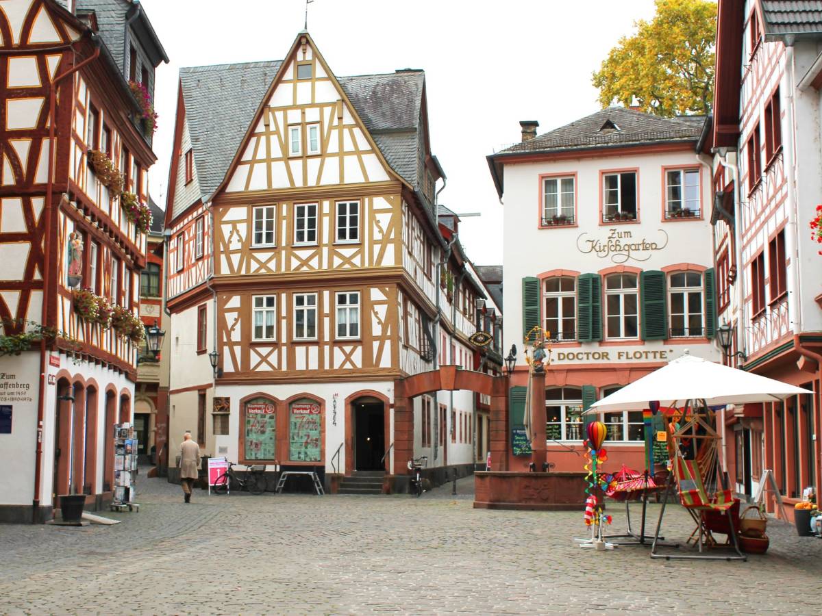 Old buildings and shops