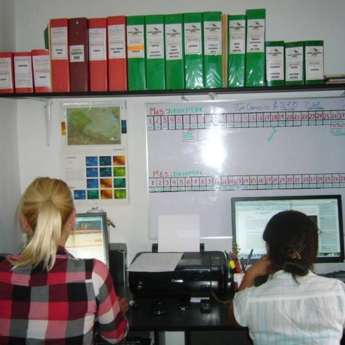Student interns working in Cusco, Peru