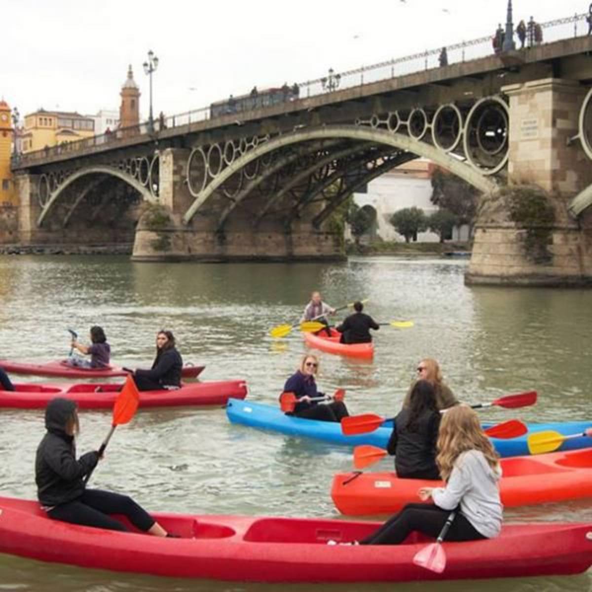 seville, spain, kayaks