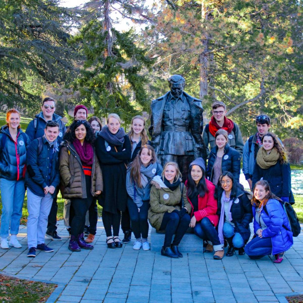 SIT students in Austria.