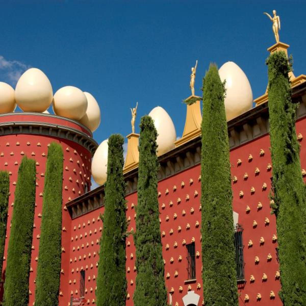 Side of the Dali museum in Barcelona