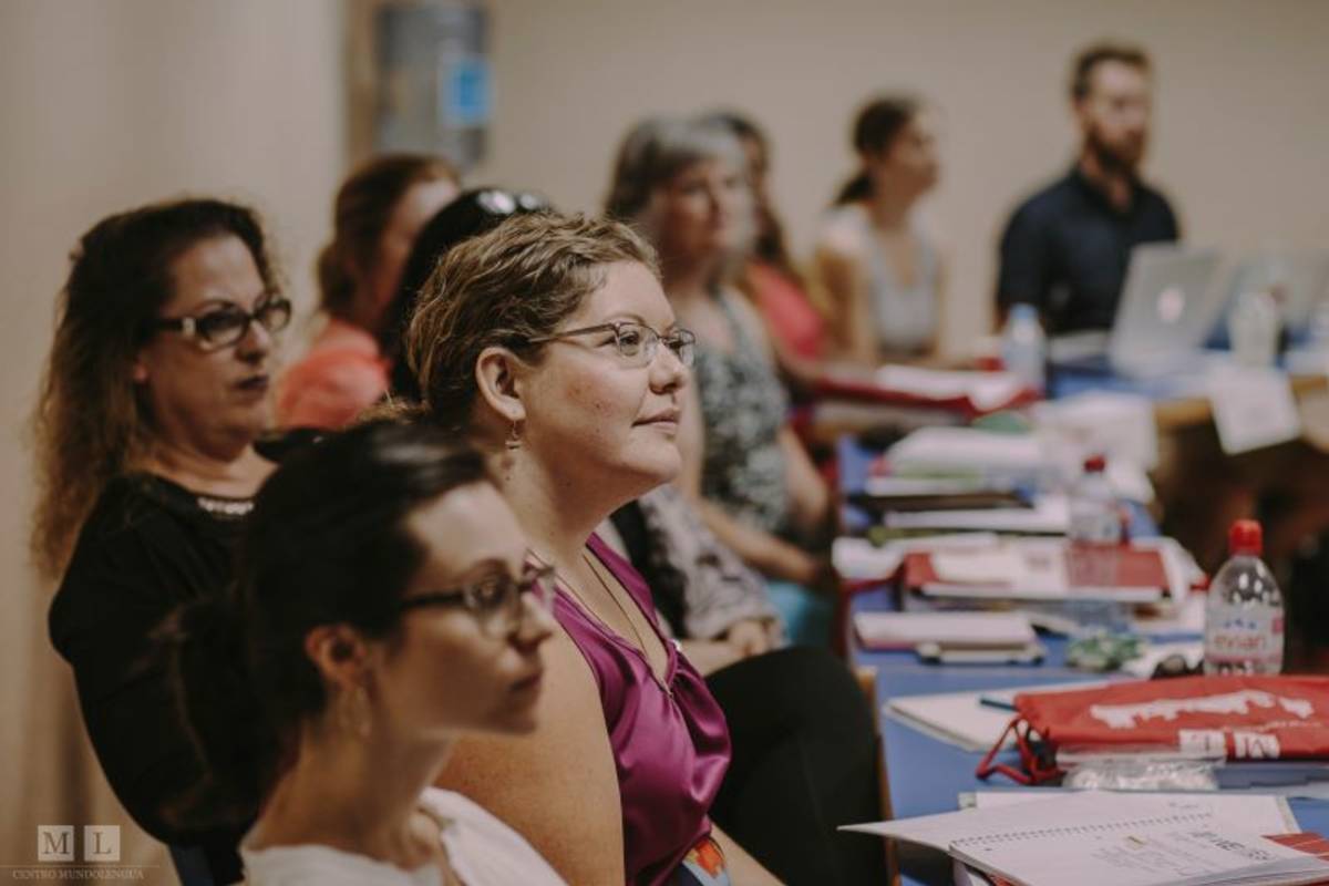 Spanish Teachers at a teacher training in Seville