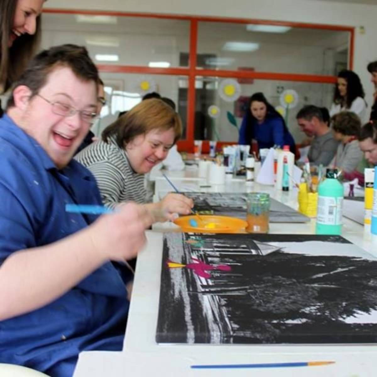 Creative arts at special needs project site