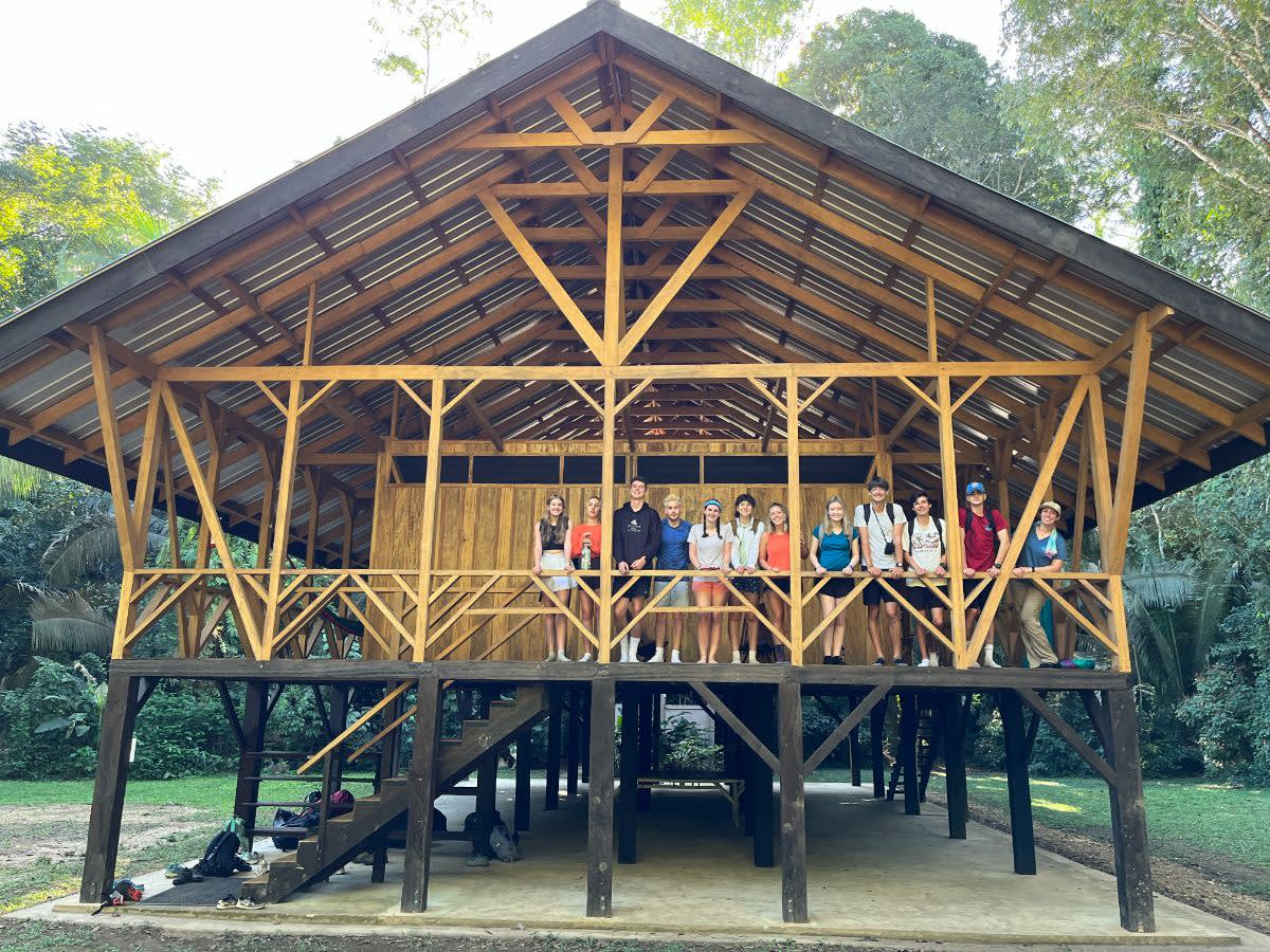 Students at Bunk House in Belize