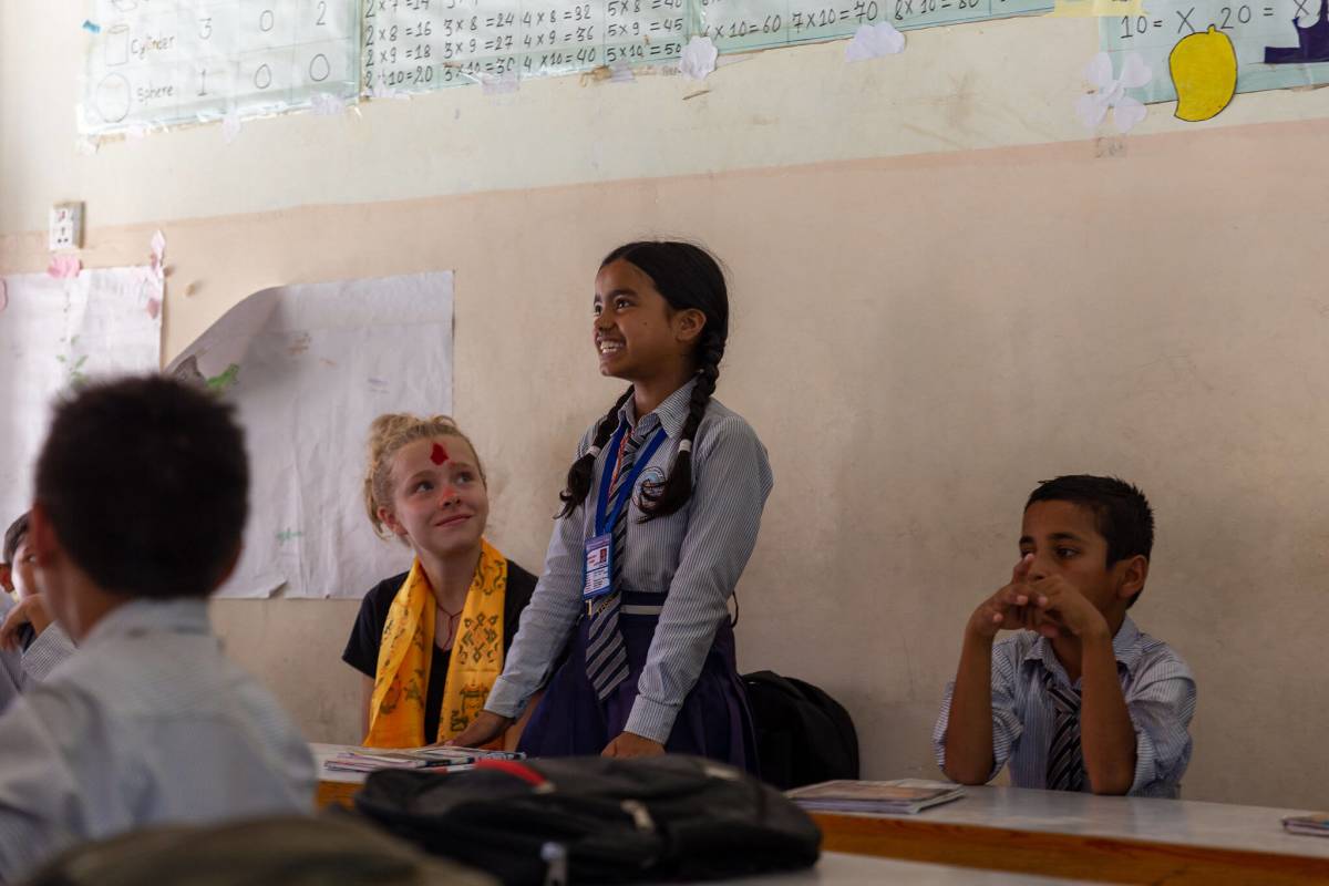 students in classroom