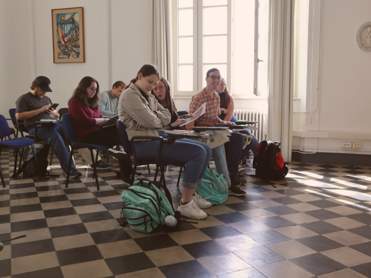 students in classroom