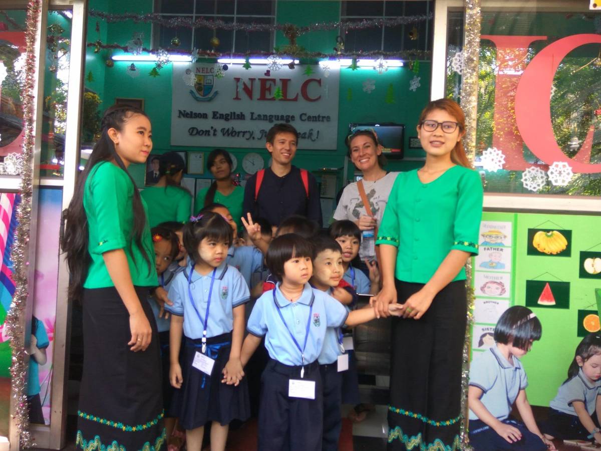 Students in Myanmar