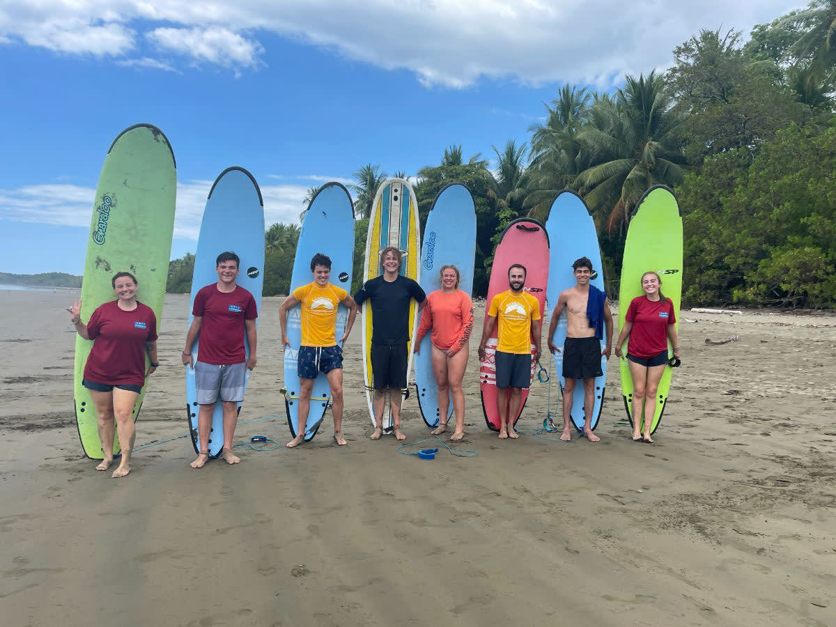 Students ready to Surf