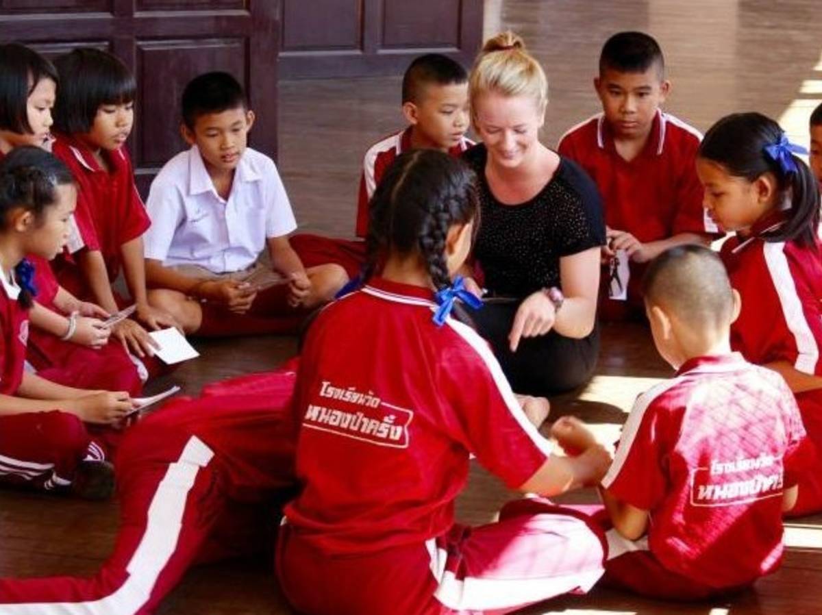 Teach English in Thailand with local school students
