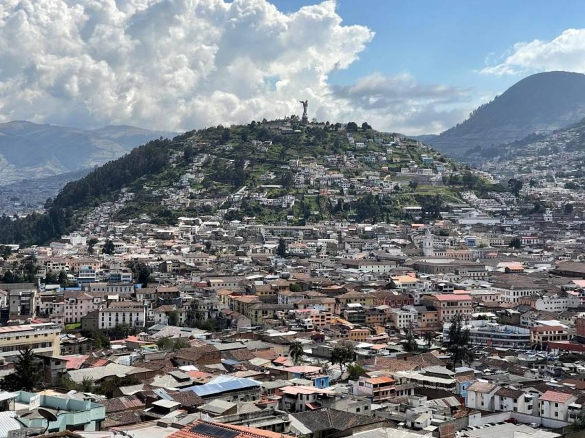 The city of Quito, Ecuador.