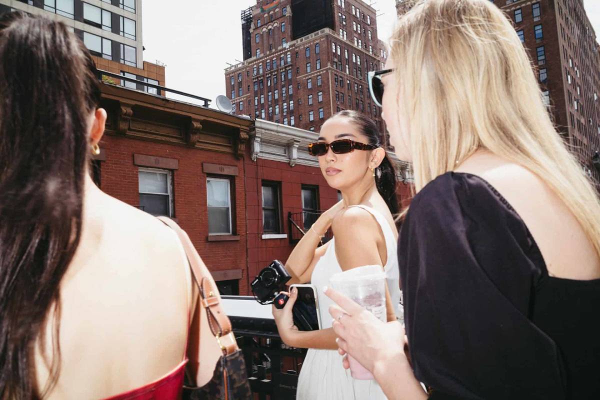 Three students in New York City