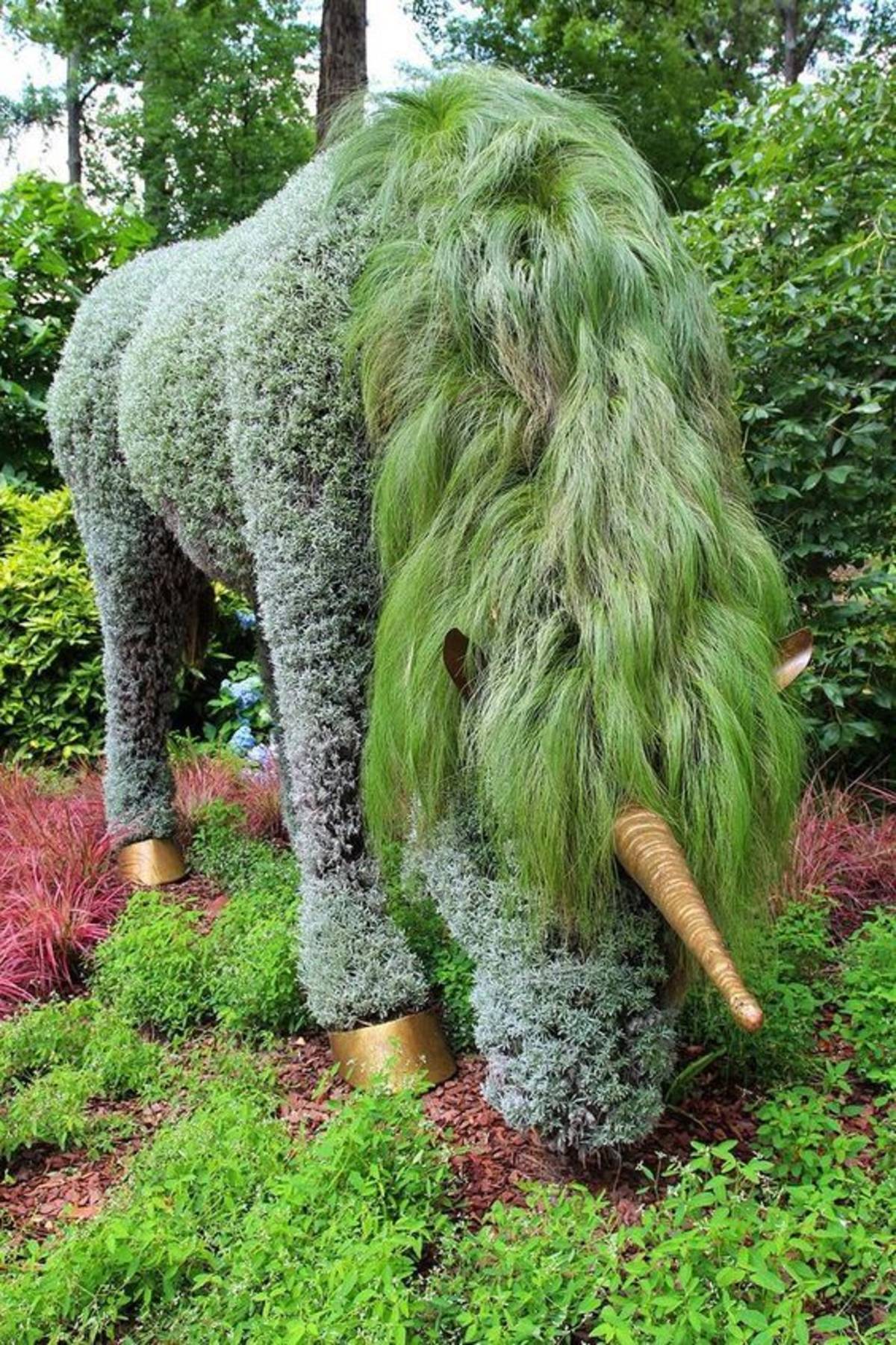 Green Hairy Unicorn