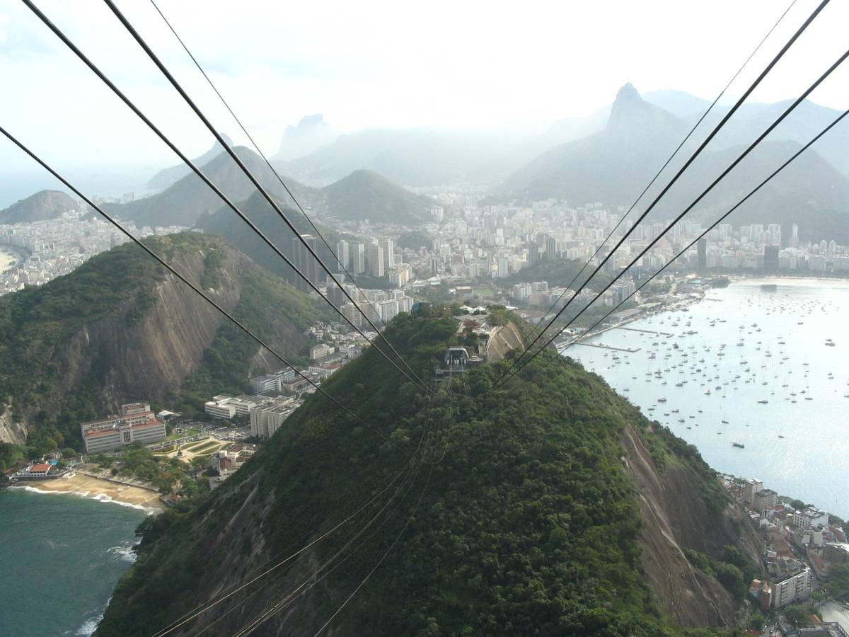 View from Cable Car in Rio