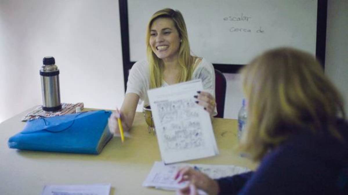 a volunteer teacher in Argentina