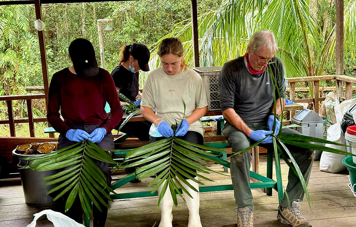 Volunteers Making Enrichment
