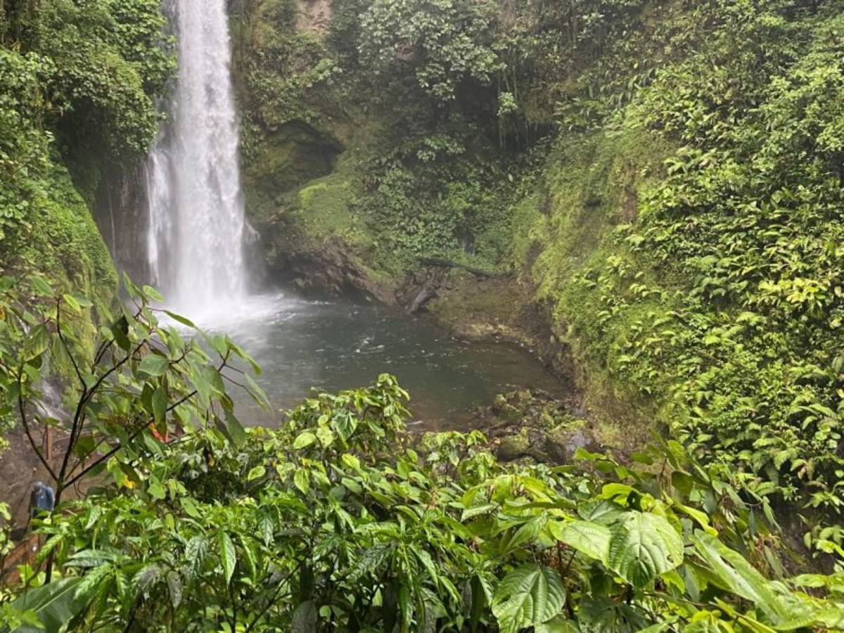 waterfall in Costa Rica