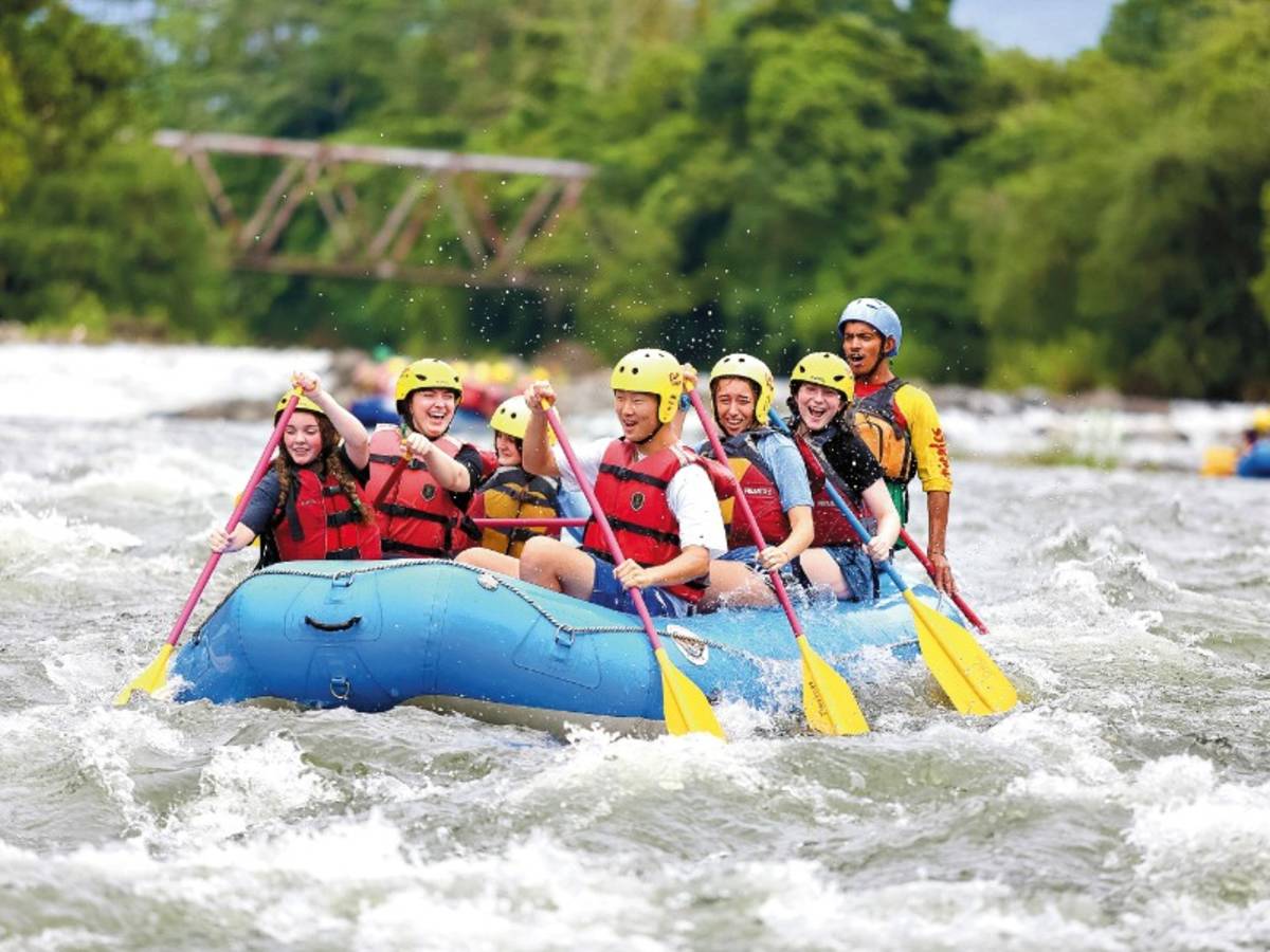 Whitewater rafting