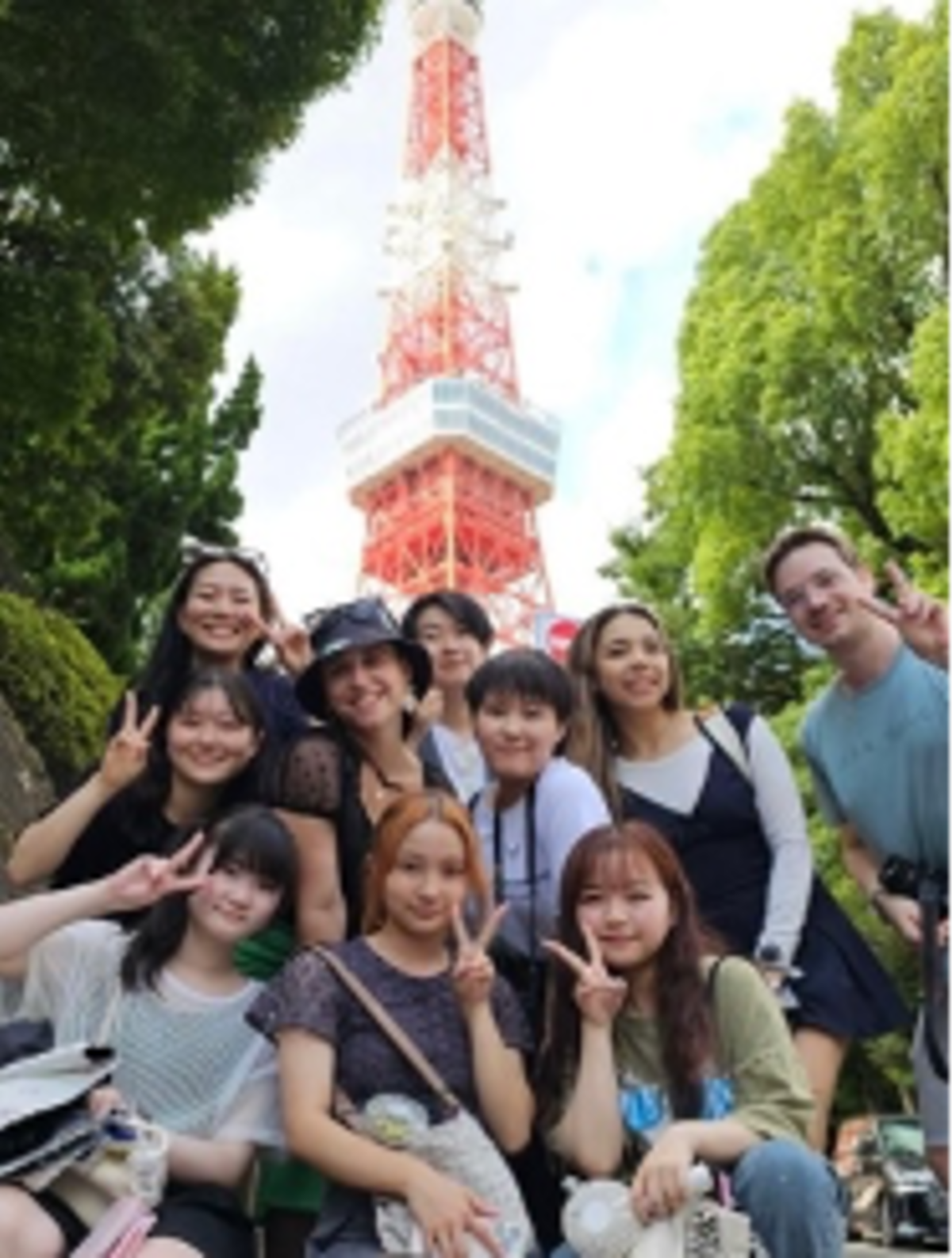 With Japanese Friends