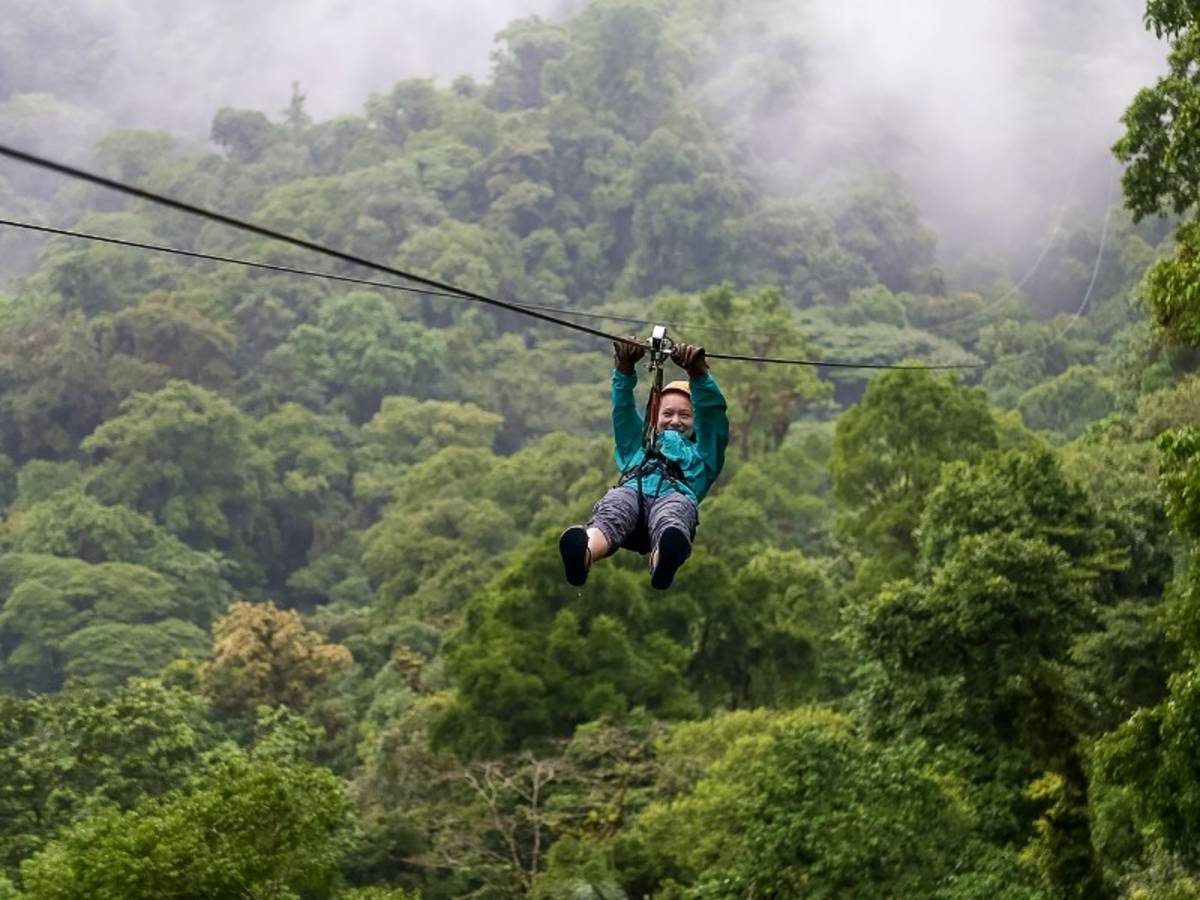 Ziplining