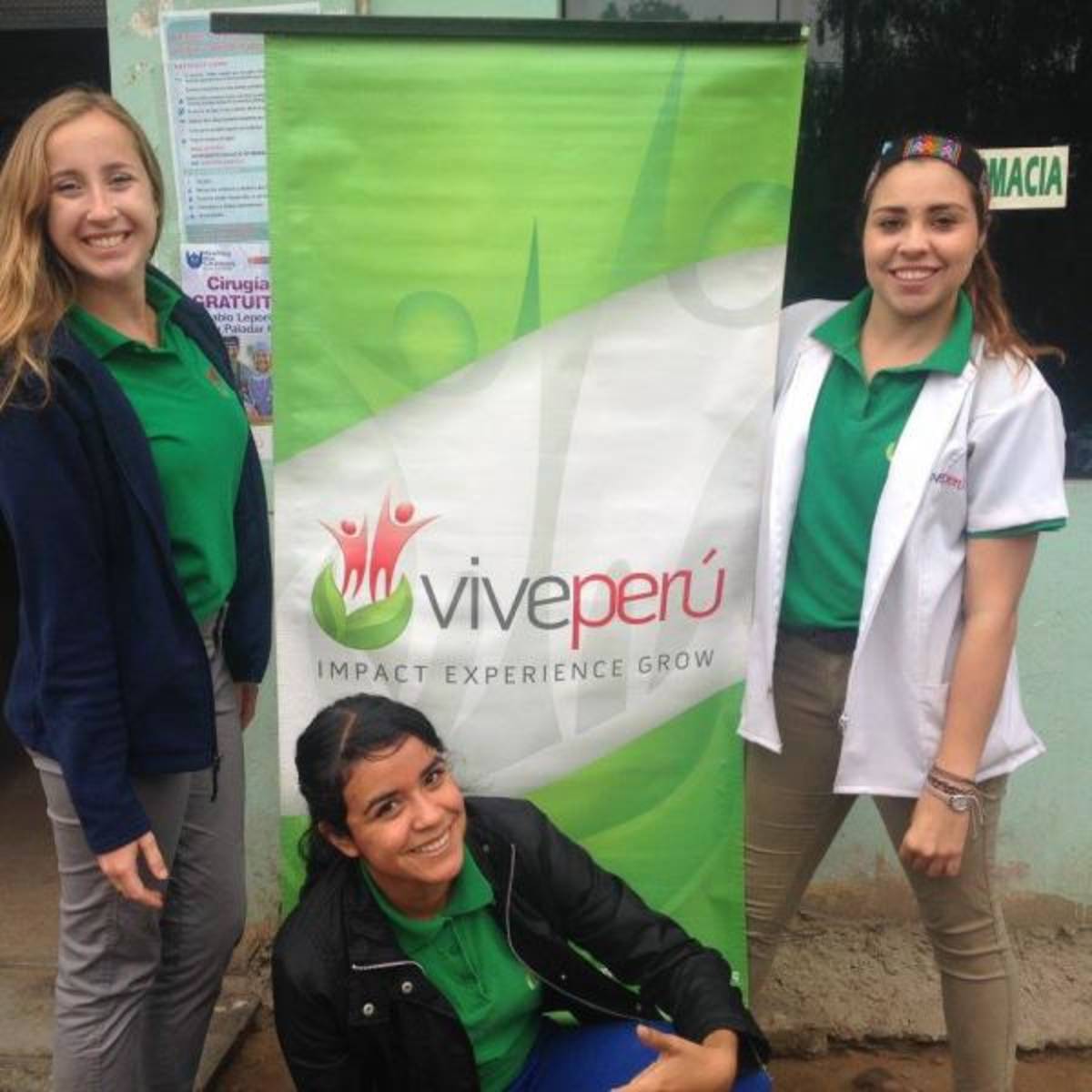 Volunteers at work in the community
