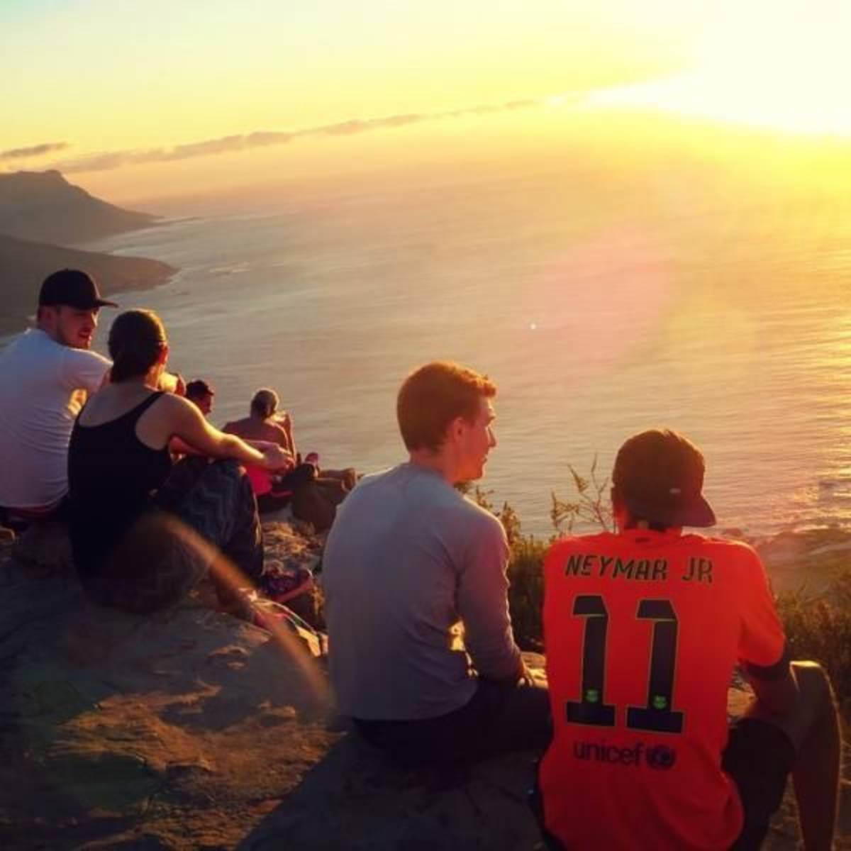 Beautiful sunset, Cape Town South Africa