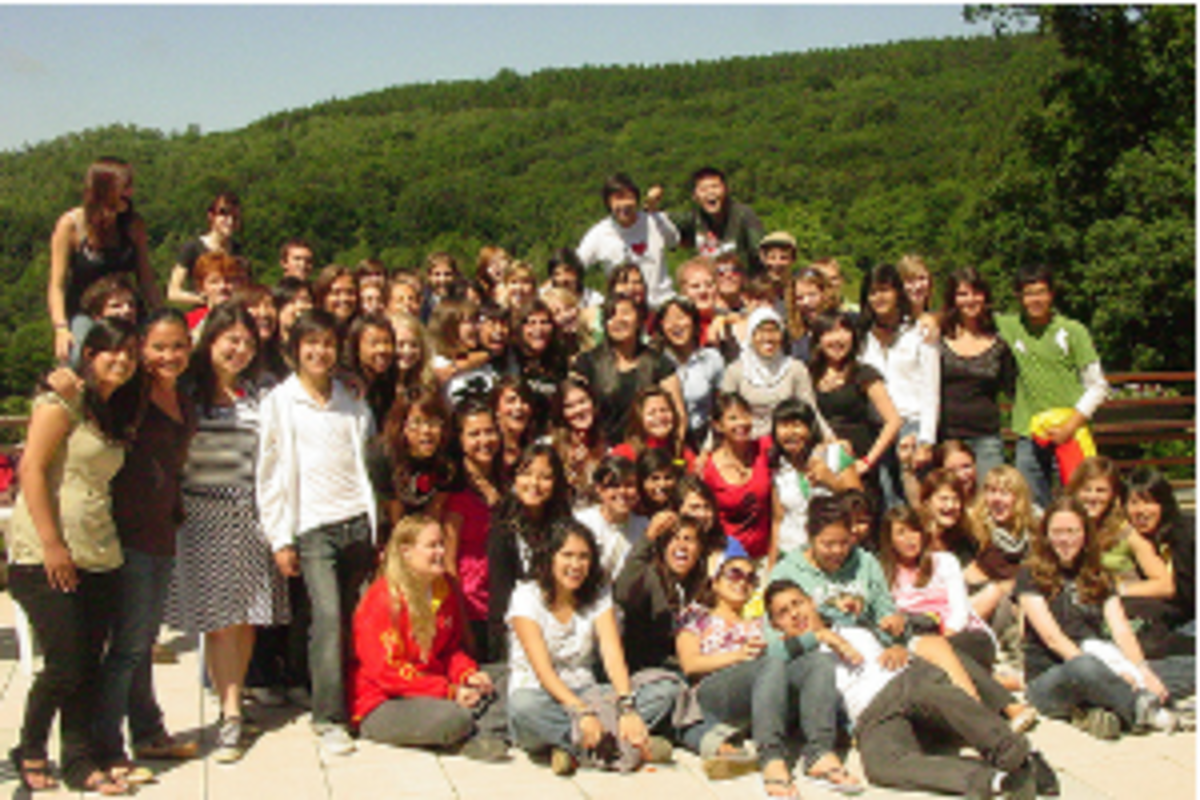 AFS students in Belgium