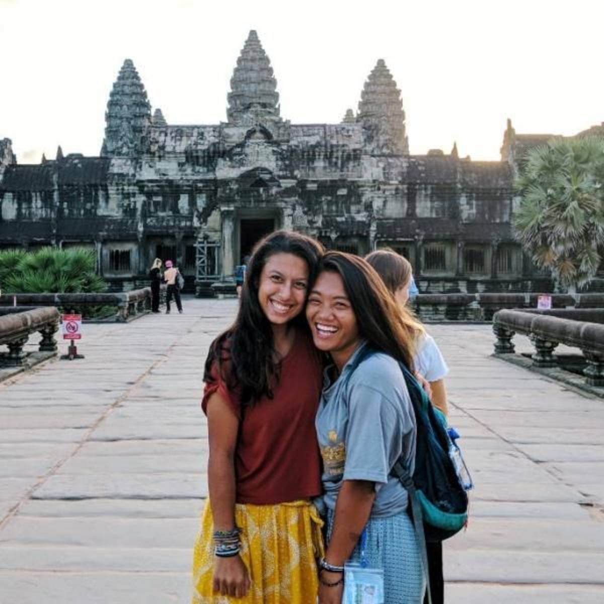 Exploring Angkor Wat
