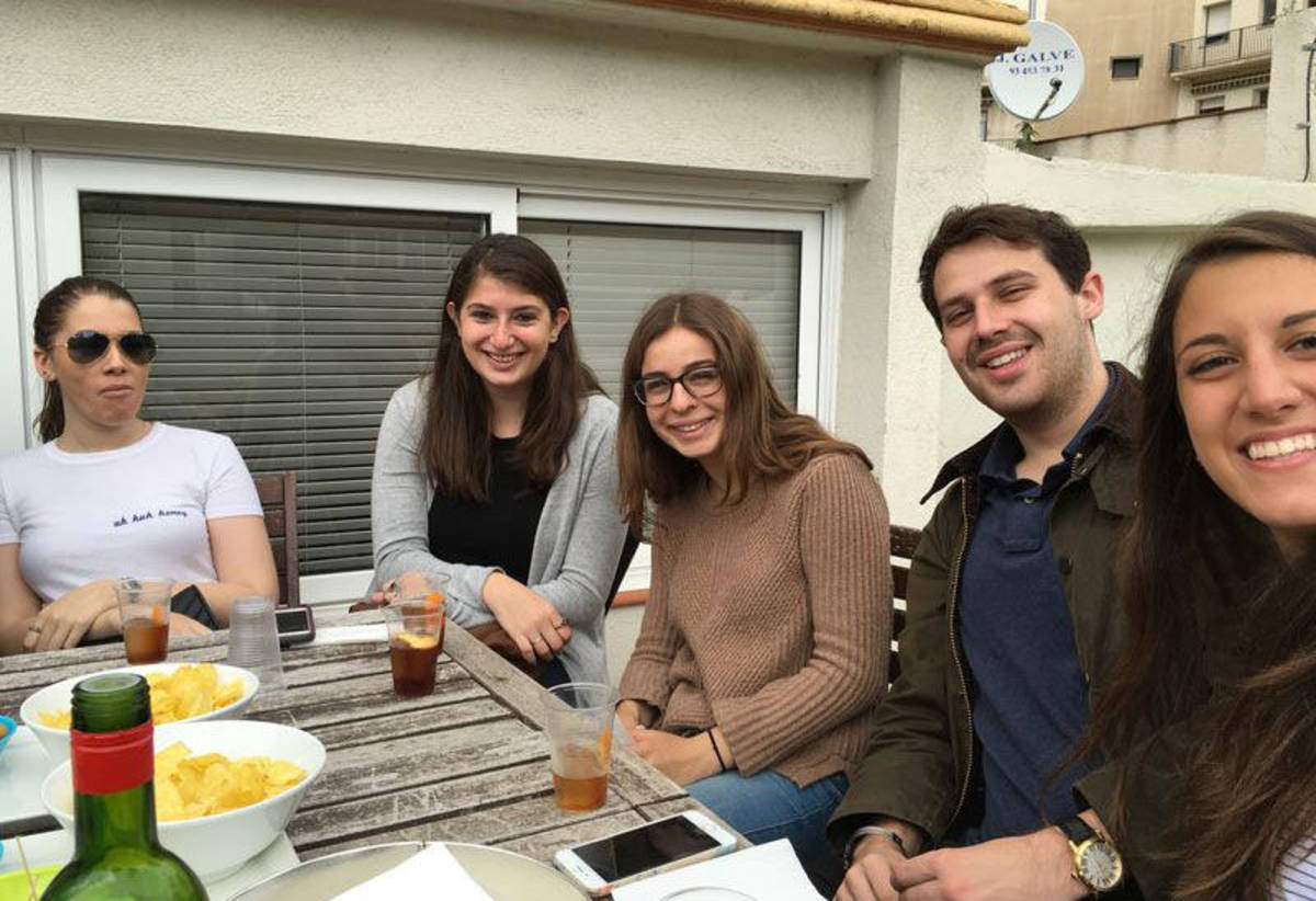 CIEE Study Abroad students in Barcelona