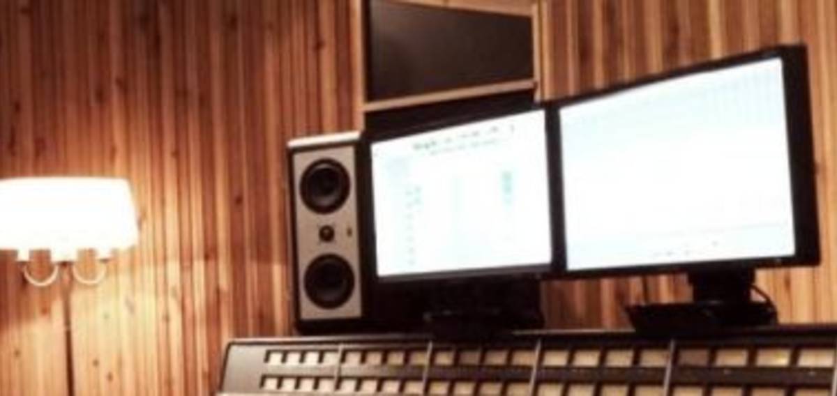 a recording studio