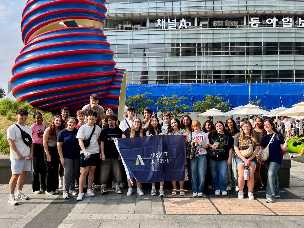 Absolute students in South Korea for their summer internships