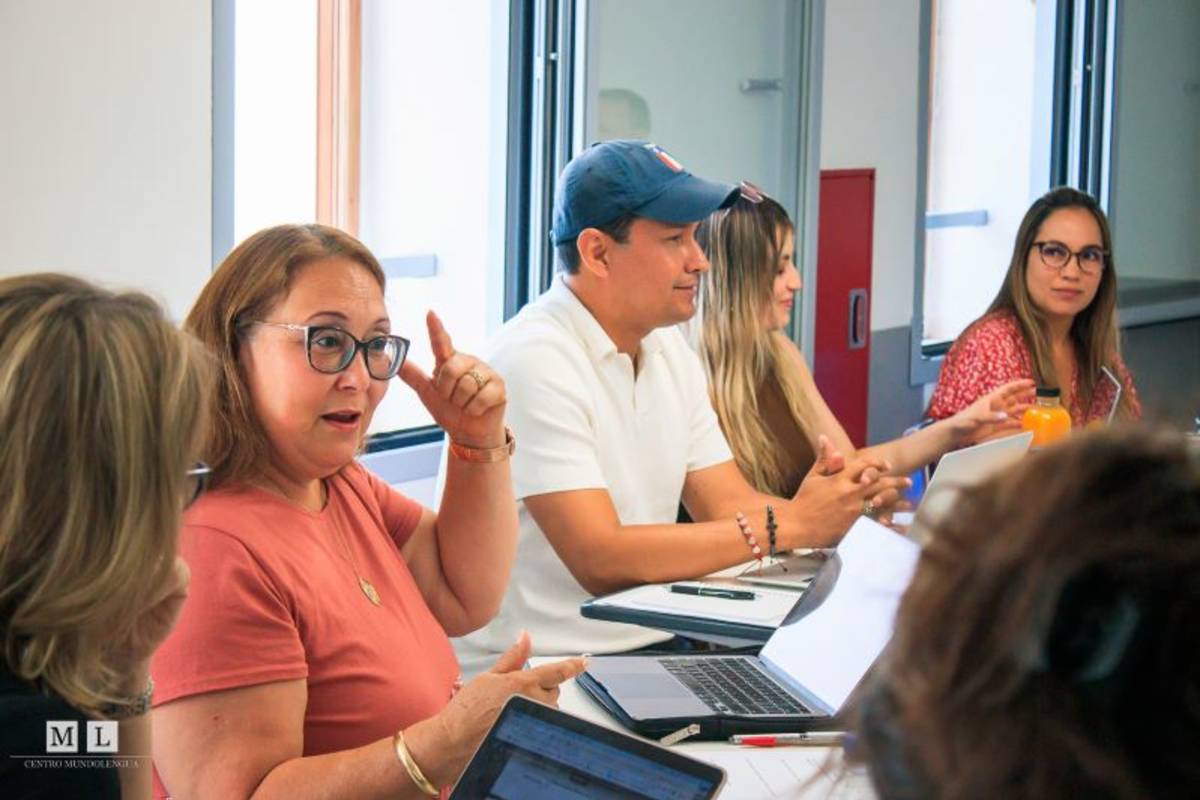 Adults Students at Spanish Intensive Course