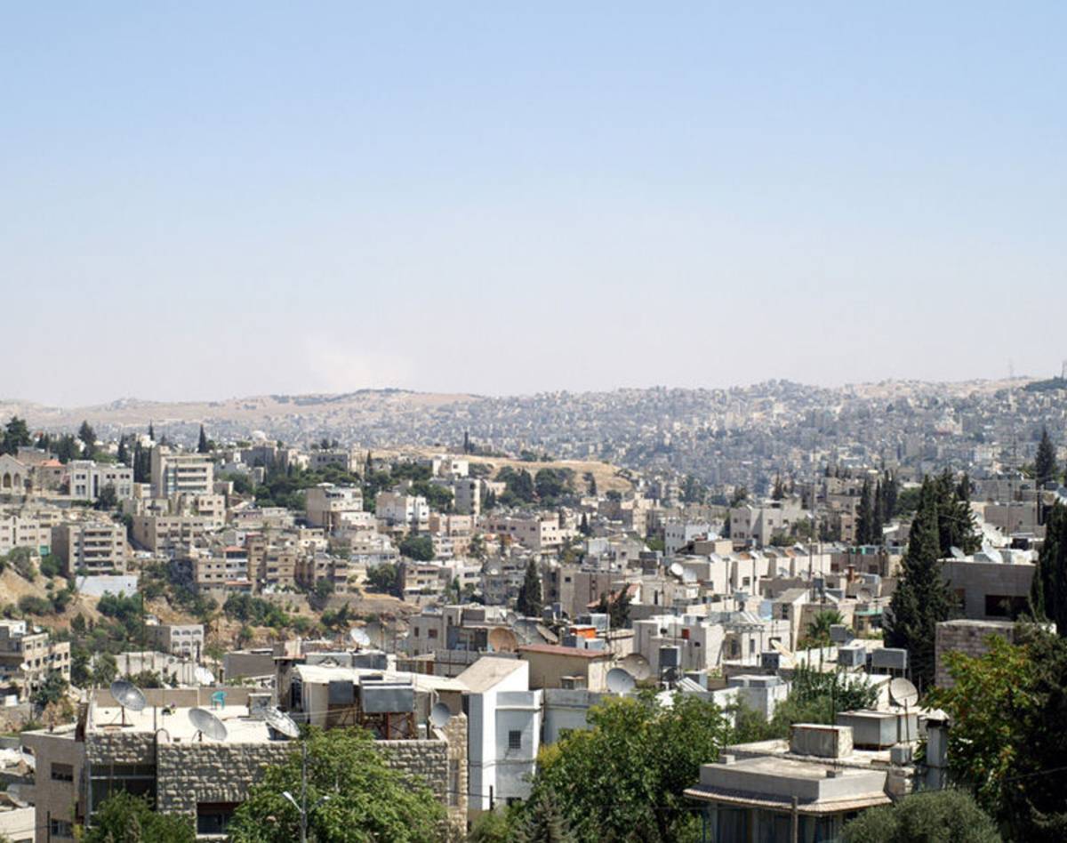 top view of Amman, Jordan