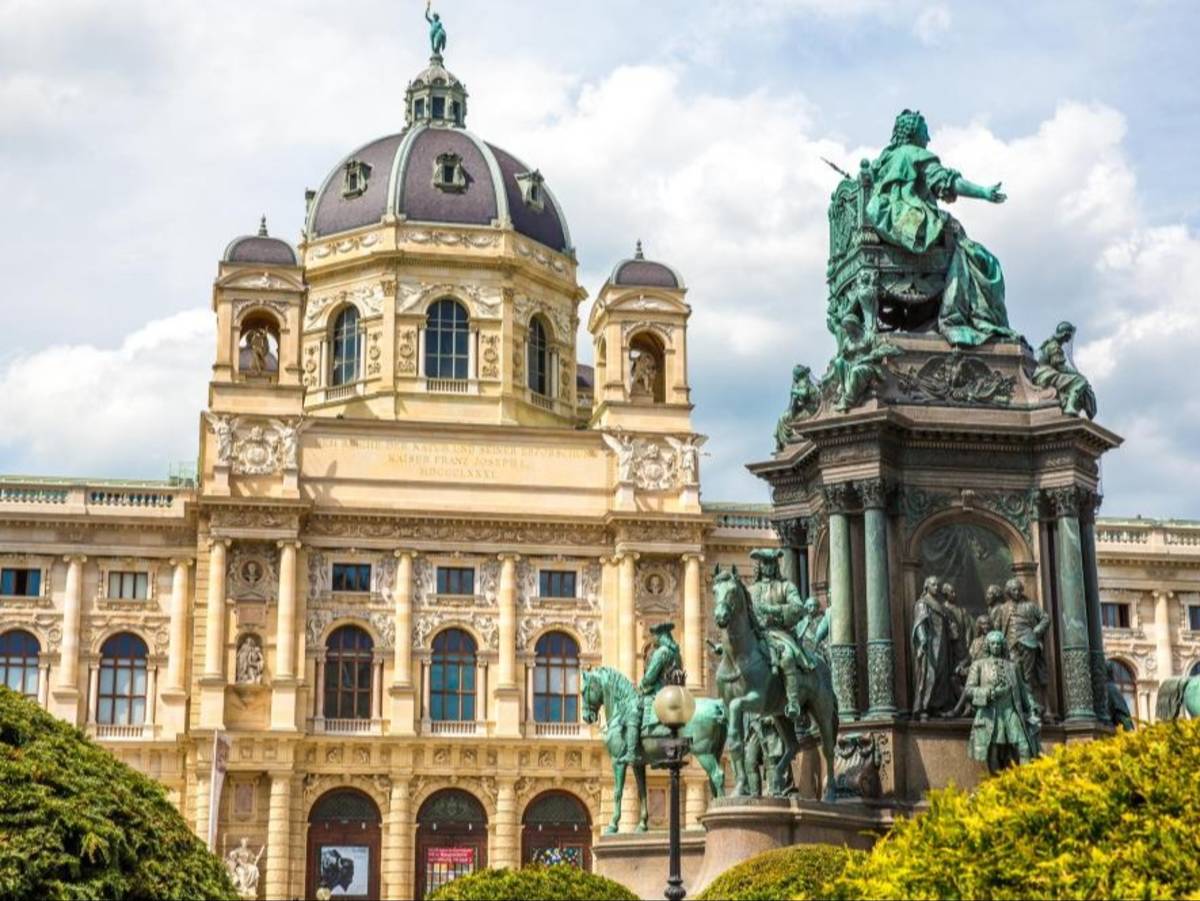 Architecture in Vienna, Austria.