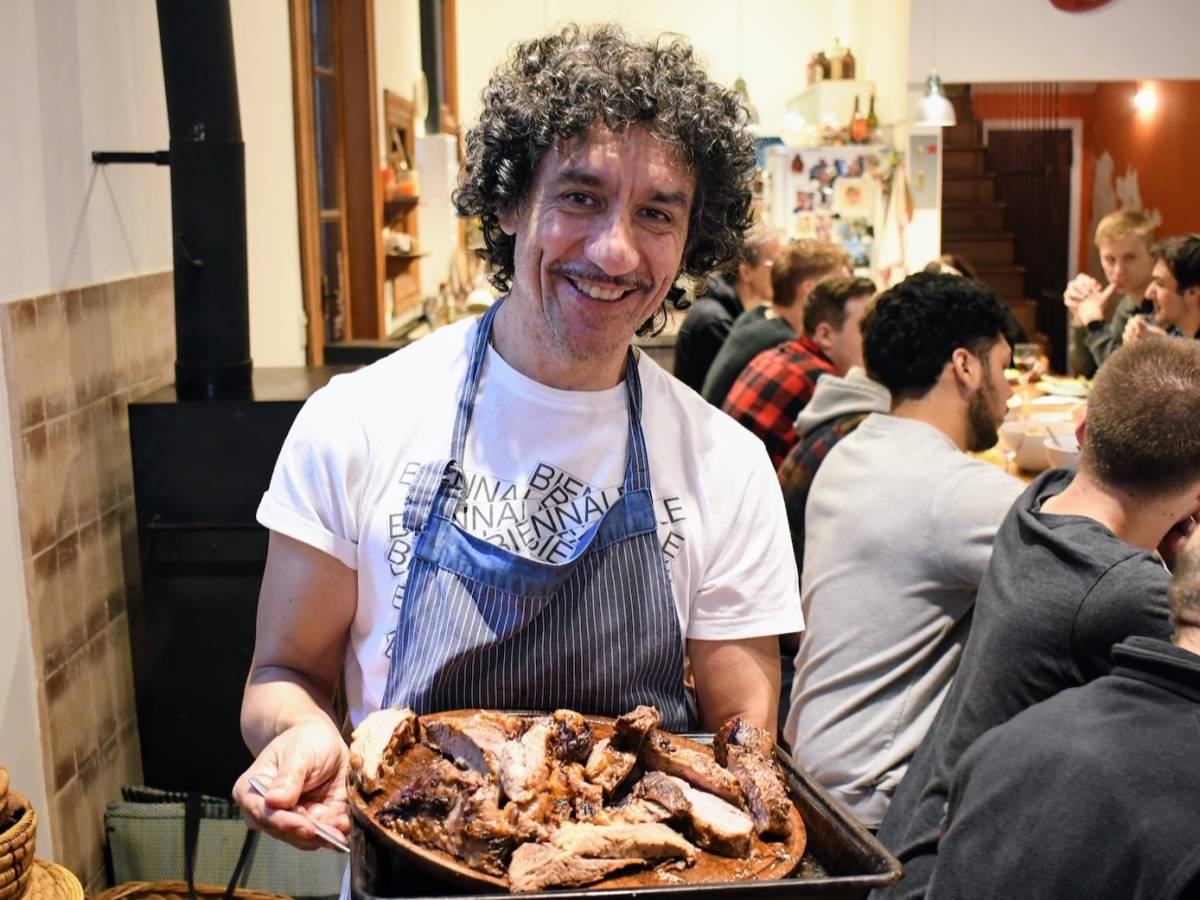 Asado with students