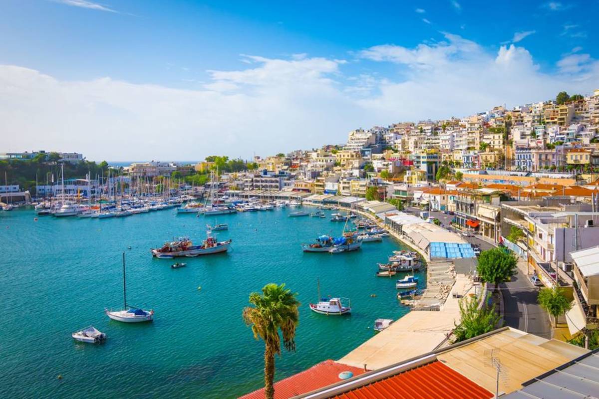 Athens coast line