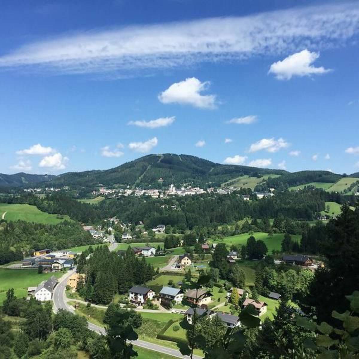 Landscape of Mountains in Vienna,Austria