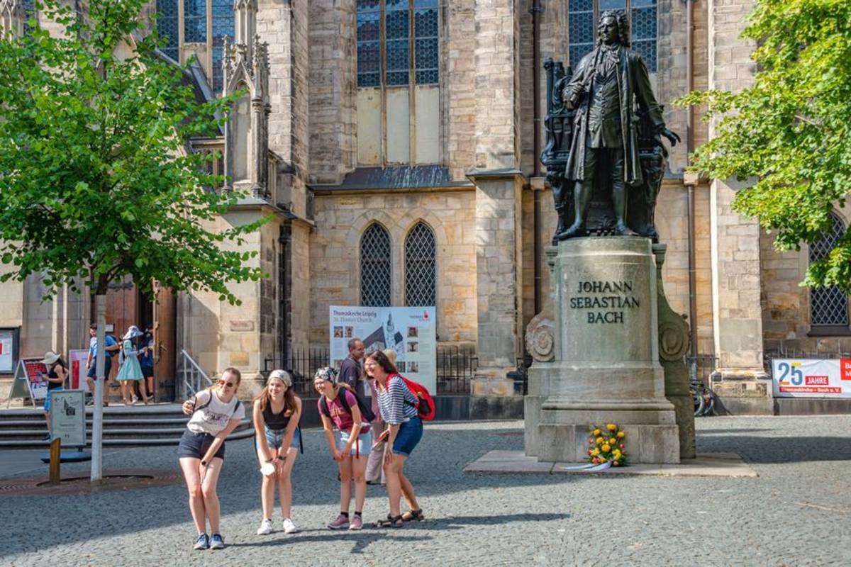 Bach statue in Berlin