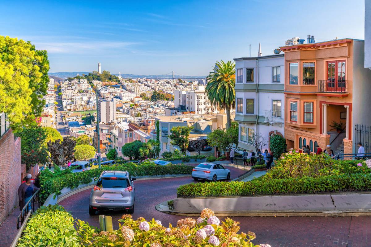 San francisco Lombard Street