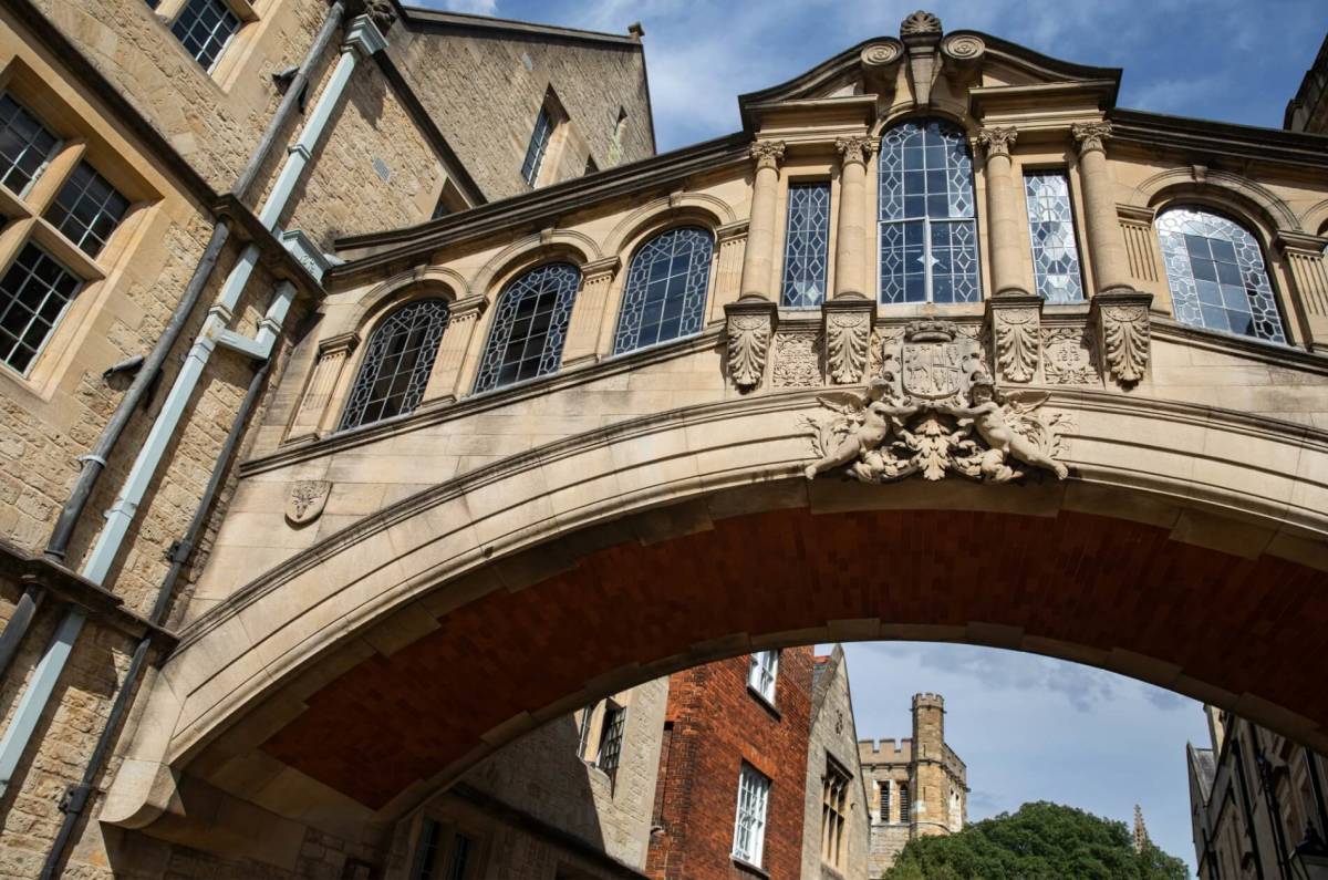 Bridge of Sighs in Oxford