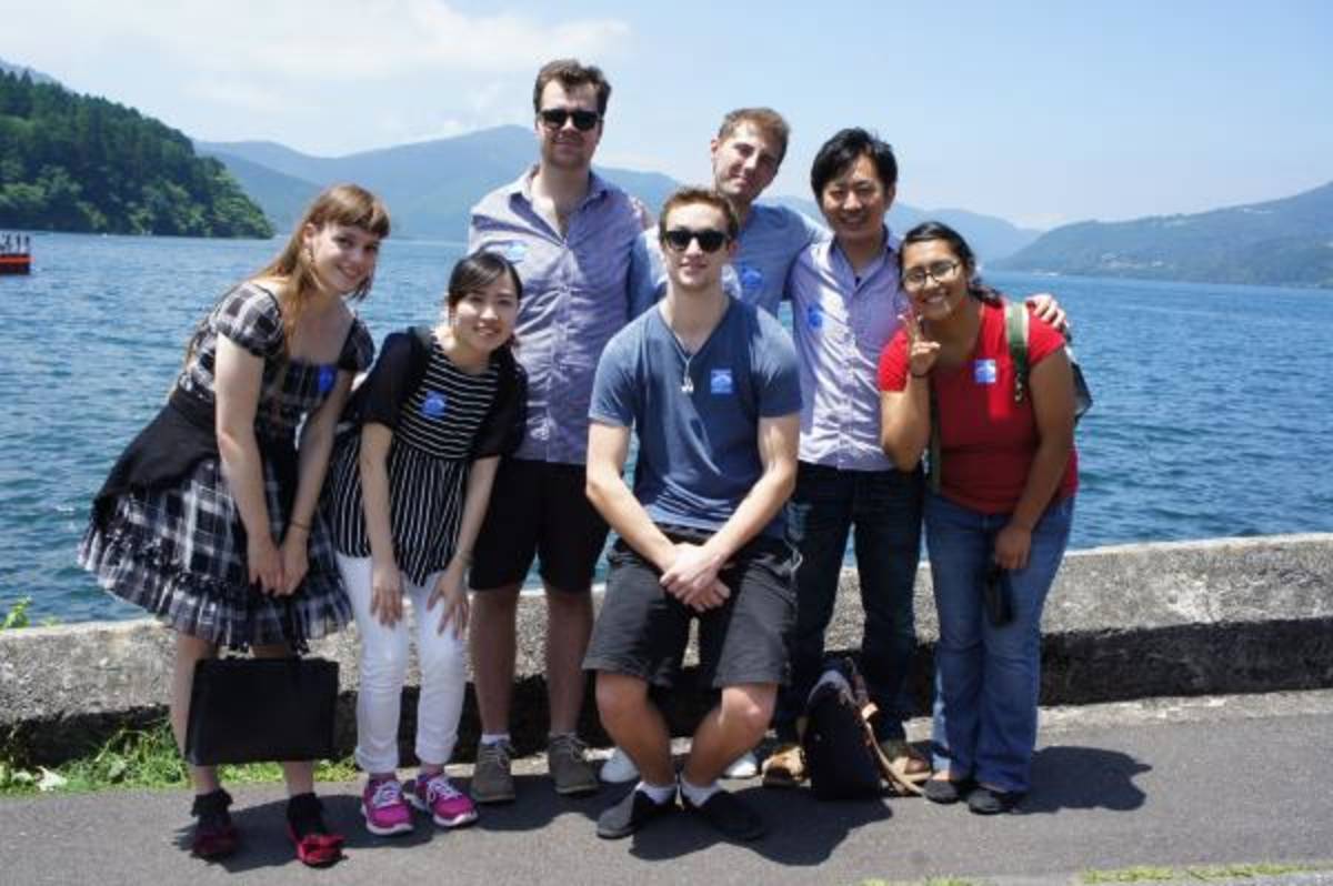 Field trip with interns in Japan